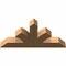 Ekena Millwork Richland Timber Gable Bracket, Western Red Cedar, 48"W x 24"H x 5 1/2"D x 5 1/2"F, 12/12 Pitch GBW048X24X0606RIC00SWR - alternate 2